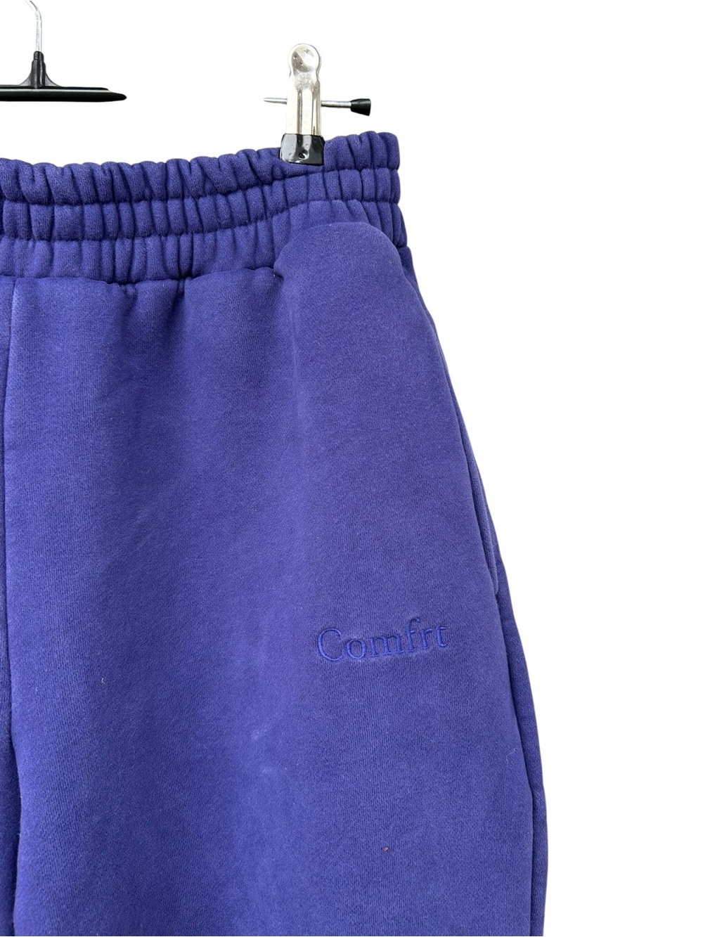 Comfrt Signature Sweatpants - Indigo Deep Blue - Cotton - Unisex Medium - 27.5” - Picture 3 of 11